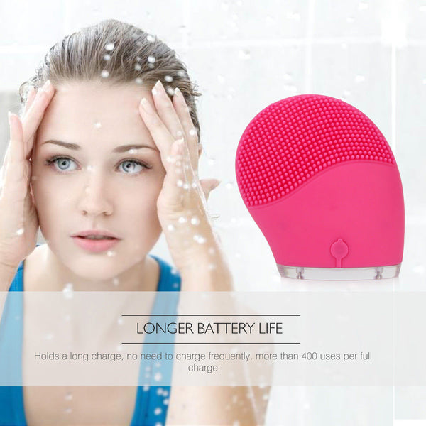 Silicone Spinary Facial Deep Clean Cleansing Brush Super Face Washing Machine