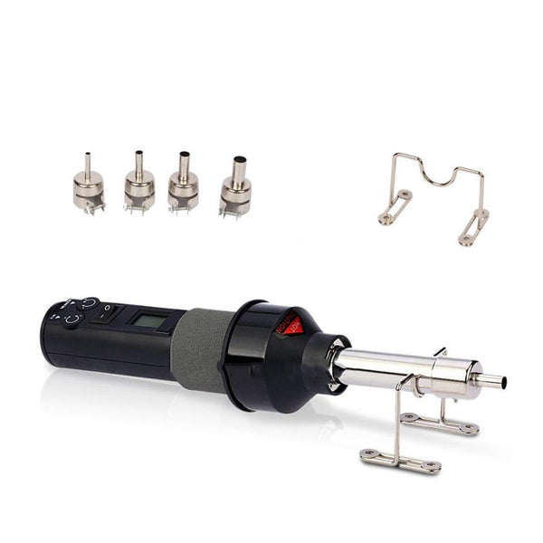 LCD Hot Heat Air Gun Blower Welding Weld Tools with 4 Nozzles IC SMD Desolder