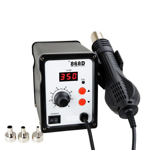 110V 220V Digital Hot Air Heat Blower Gun SMD Rework Solder Resoldering Station 700W