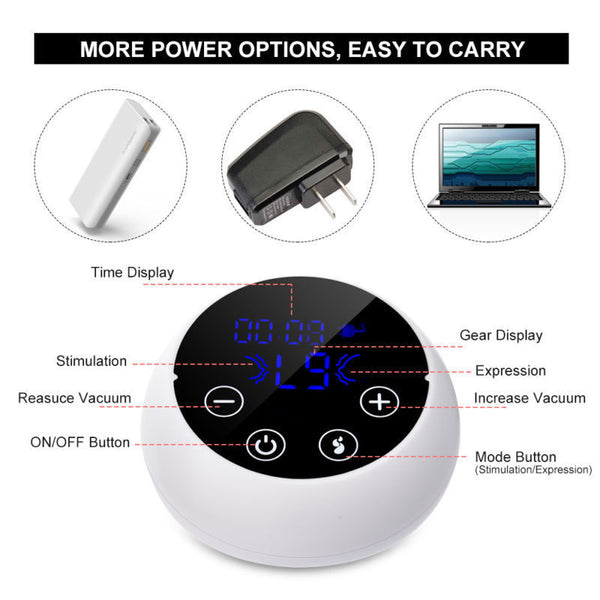 LCD Display Breast Pumps Electric Breastfeeding Feeding Milk Pump Baby Bottle