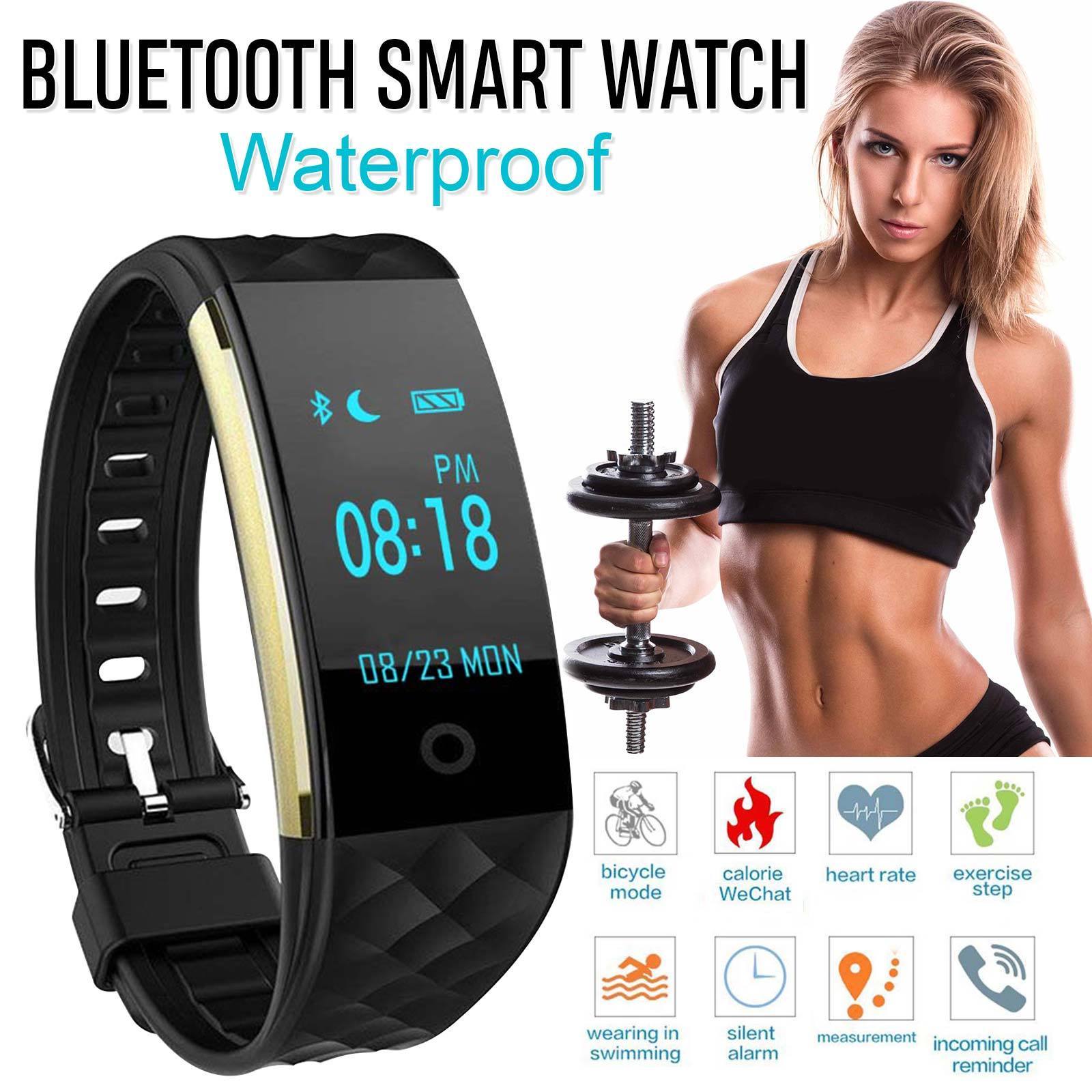 Heart Rate GPS Waterproof Smart Bracelet Watch Wristband Sport Fitness Tracker