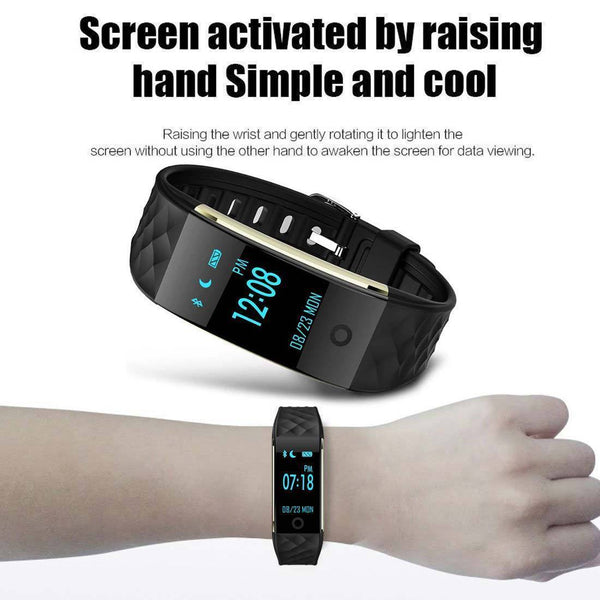 Heart Rate GPS Waterproof Smart Bracelet Watch Wristband Sport Fitness Tracker