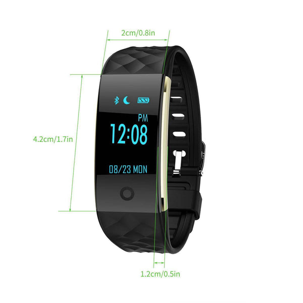 Heart Rate GPS Waterproof Smart Bracelet Watch Wristband Sport Fitness Tracker