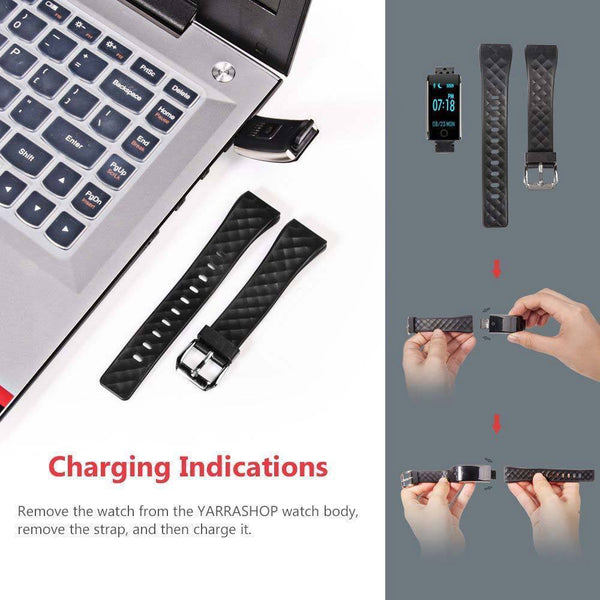 Heart Rate GPS Waterproof Smart Bracelet Watch Wristband Sport Fitness Tracker