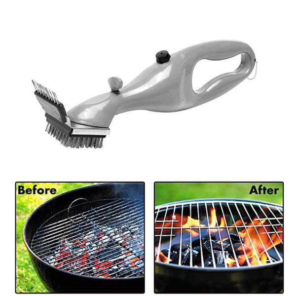 Grill Cleaner Picnic Barbecue BBQ Picnics Brush Cleaning Stainless Steel Tools