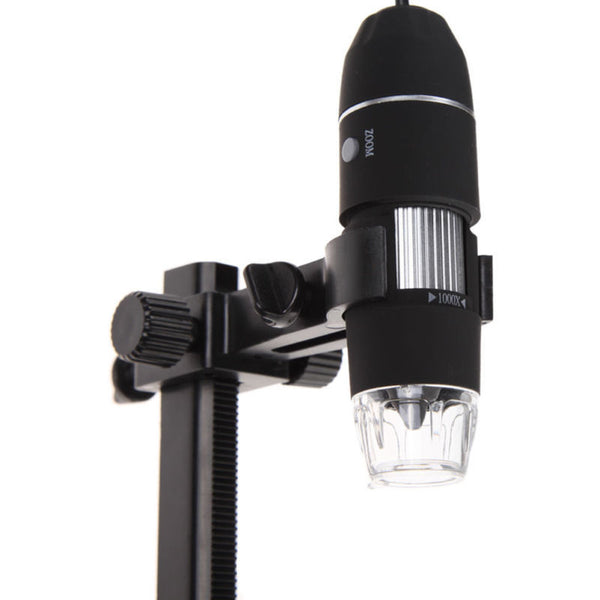 2 MP USB LED Digital Microscope Endoscope Magnifier Lift Stand 1000X Zoom Camera