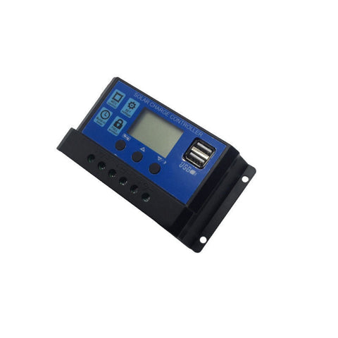30A Dual USB Solar Panel Battery Protection Regulator Charge Controller 12V 24V