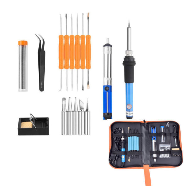 Rework Electric Solder Soldering Iron Tool Kit Adjustable Temperature Welding