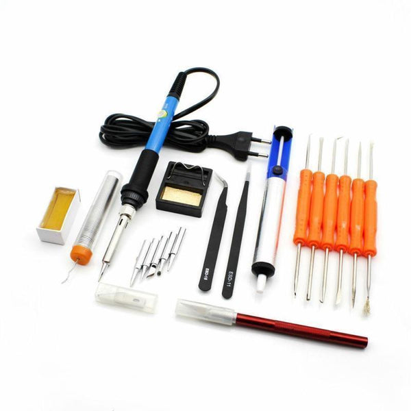 Rework Electric Solder Soldering Iron Tool Kit Adjustable Temperature Welding