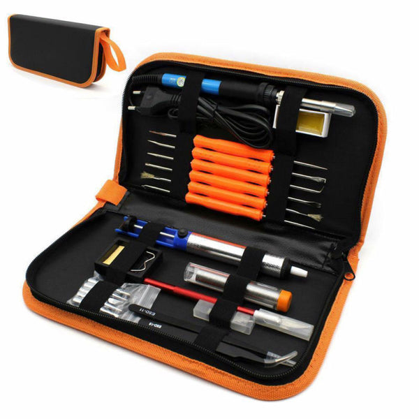 Rework Electric Solder Soldering Iron Tool Kit Adjustable Temperature Welding