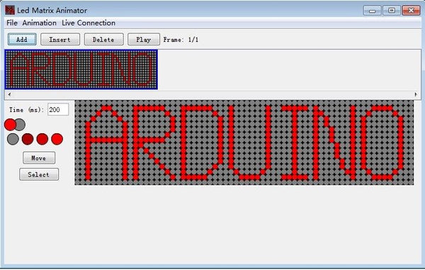 Arduino code 64x16 dot Matrix Display LED for diy Sign Light Neon Bright UNO MCU