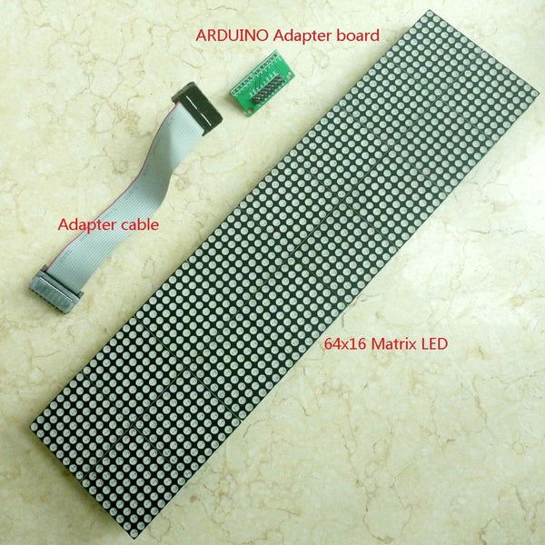 Arduino code 64x16 dot Matrix Display LED for diy Sign Light Neon Bright UNO MCU