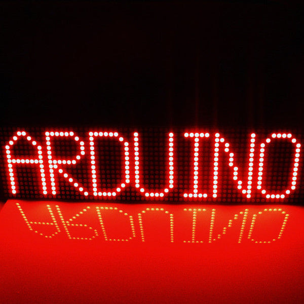 Arduino code 64x16 dot Matrix Display LED for diy Sign Light Neon Bright UNO MCU