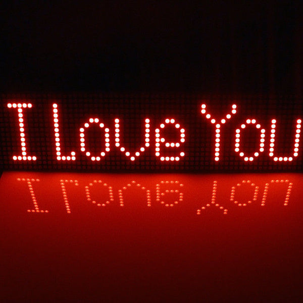 Arduino code 64x16 dot Matrix Display LED for diy Sign Light Neon Bright UNO MCU