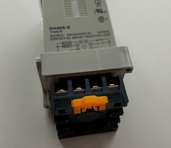 220V AC Precision Programmable Double Power On Time Delay Relay Free Socket Base