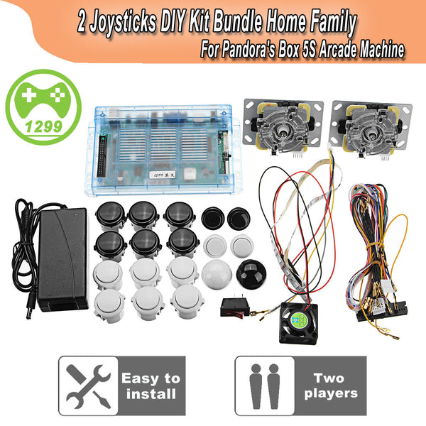 1299 in 1 Dual Player Mother Board Push Button Kit for Pandora's Box 5S Arcade G
