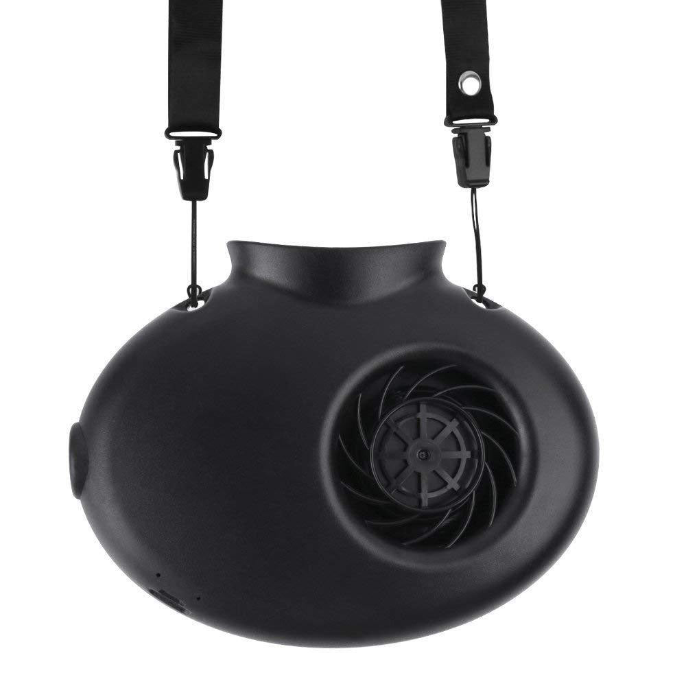 USB Rechargeable Battery Operated Necklace Personal Fan Mini Neck Cooling Cooler