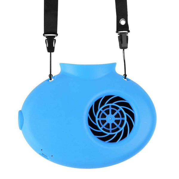 USB Rechargeable Battery Operated Necklace Personal Fan Mini Neck Cooling Cooler