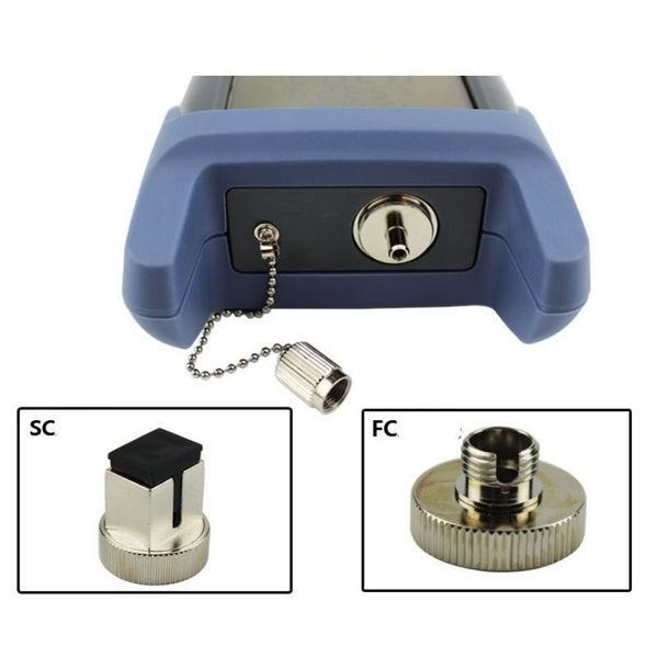 Portable Fiber Optic Visual Fault Locator Cable Tester w/ Optical Power Meter