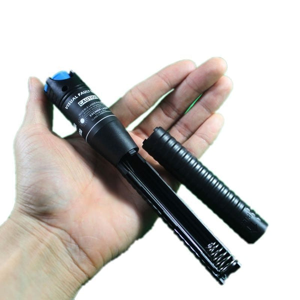 Portable Fiber Optic Visual Fault Locator Cable Tester w/ Optical Power Meter