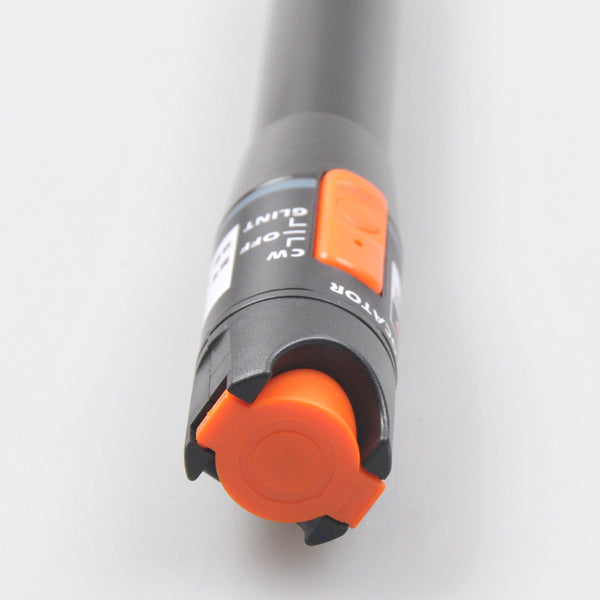 Check Fiber Optic Cable Tester 10KM Fault Locator FC ST SC Red Laser 650nm 10mV