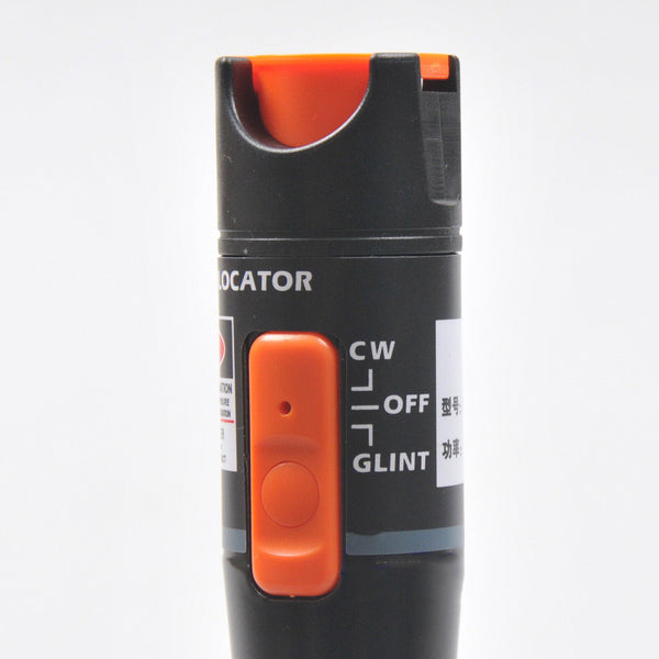 Check Fiber Optic Cable Tester 10KM Fault Locator FC ST SC Red Laser 650nm 10mV
