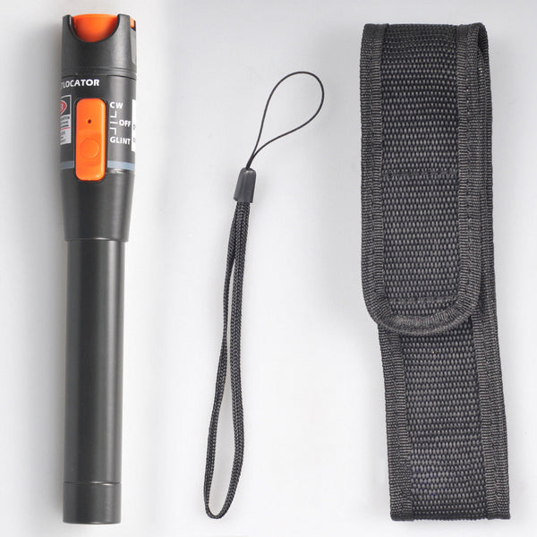 Check Fiber Optic Cable Tester 10KM Fault Locator FC ST SC Red Laser 650nm 10mV