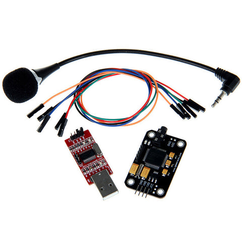 Voice Recognition Module Microphone USB to RS232 TTL Module Jumper Wire Dupont