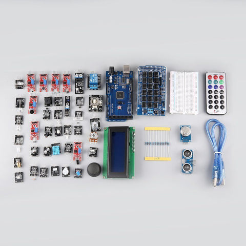 MEGA2560 R3 40 Sensor Modules Starter Kit IIC 20*4 LCD Buzzer Display for Arduino