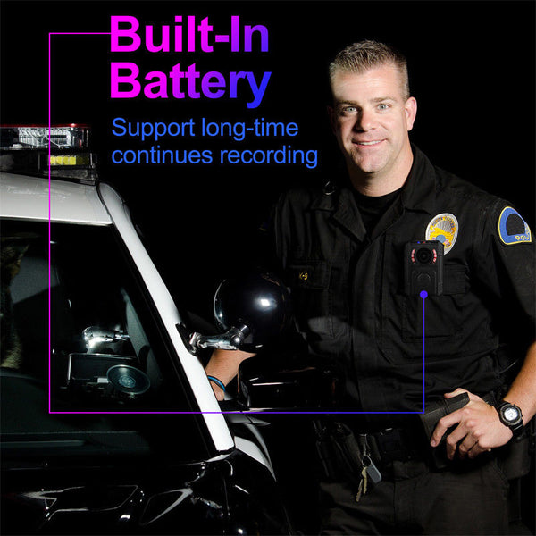 HD 1080 P Personal Security Police Guard Camera Night Vision 120 Wide Angle DVR