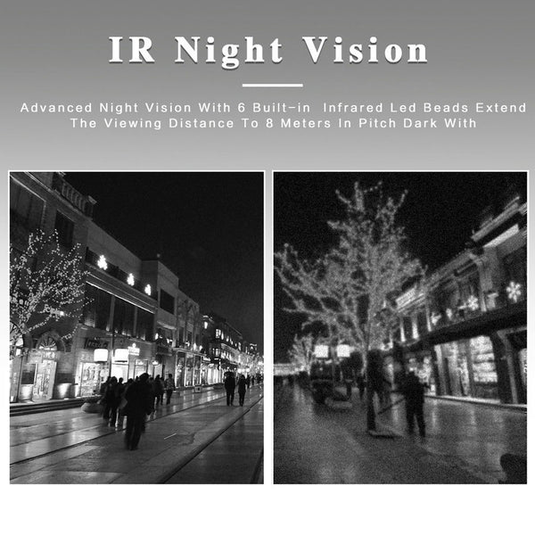 HD 1080 P Personal Security Police Guard Camera Night Vision 120 Wide Angle DVR