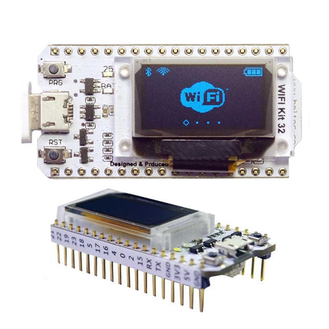 Bluetooth WIFI ESP32 IOT Development Board Kit 0.96" Blue OLED Display Module