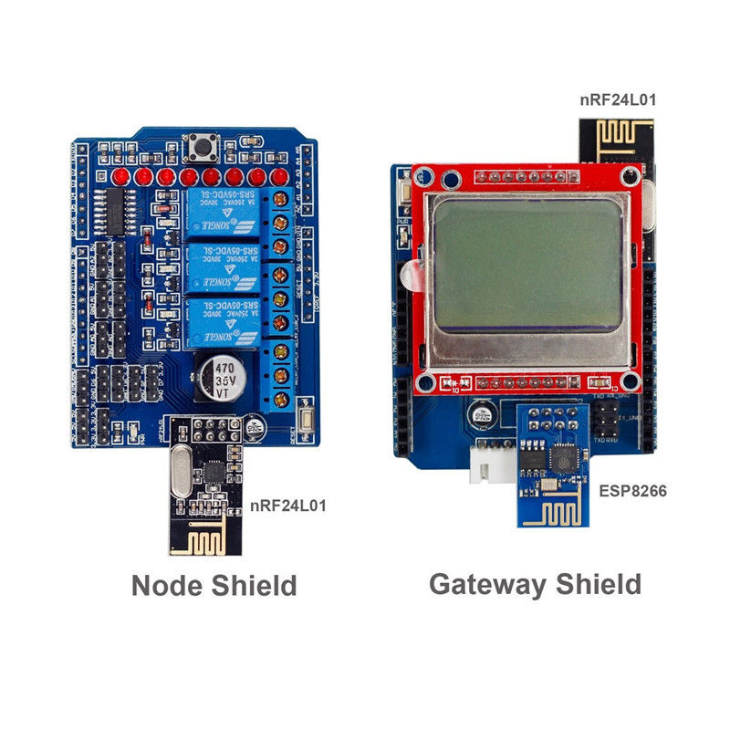 IoT Internet of Things Shields Kit for Arduino (UNO R3, Mega 2560 not included)