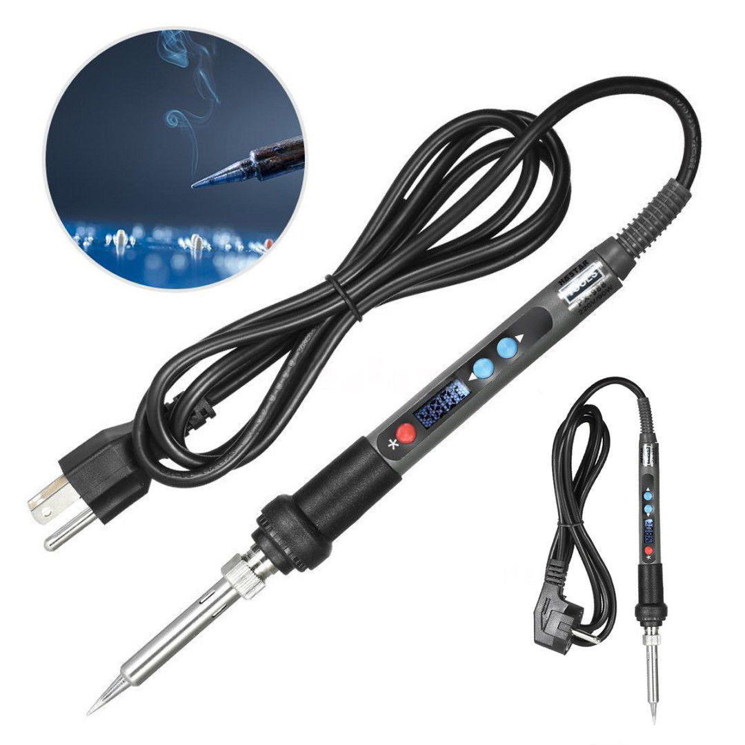 90W 220V Soldering Solder Iron Kit Set Temperature Electronic Repair Tool