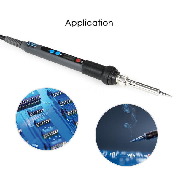 90W 220V Soldering Solder Iron Kit Set Temperature Electronic Repair Tool