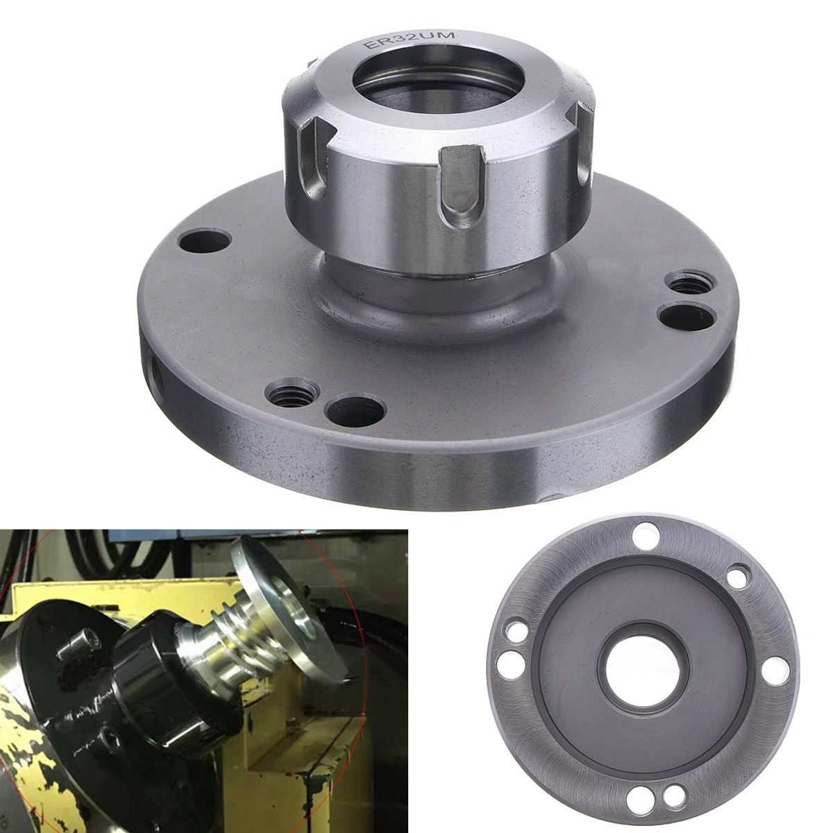 100mm ER-32 Collect Chuck High Speed Steel & 41Cr4 For Lathe Engraving Machine