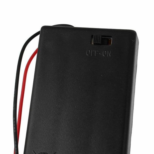 20 pcs 3 AAA Battery 4.5 V Holder Box Power Voltage Case w/ Switch Black ON OFF