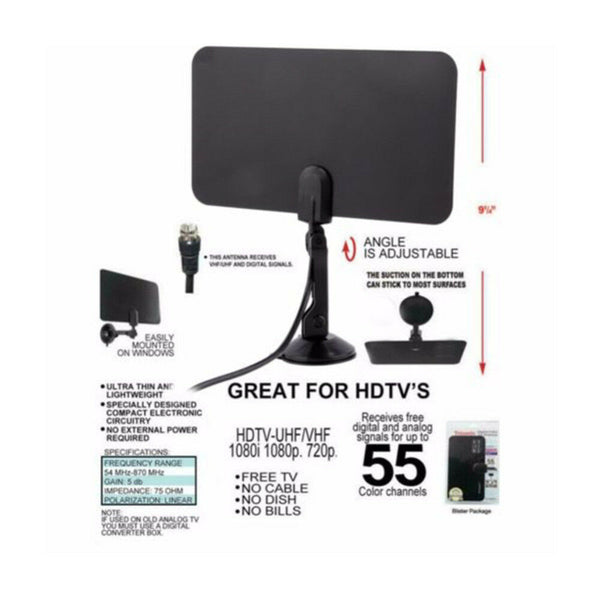 Super Antenna HD High Definition Free TV Fox HDTV DTV VHF Scout TVFox Receiver