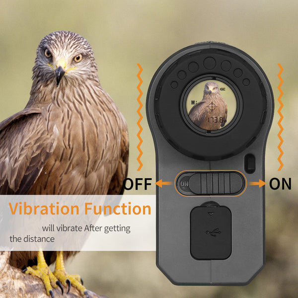 6x22 Optical 1000M Hunting Laser Range Finder High Precision Monocular Telescope