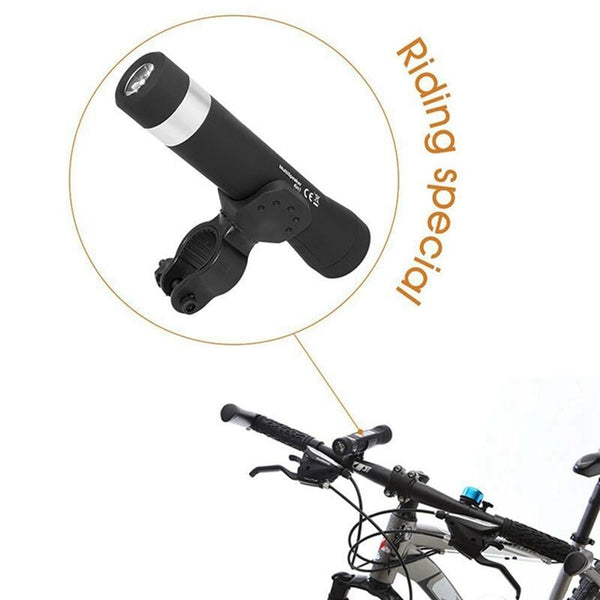 Bluetooth Multifunction Flashlight Speaker Music Torch Bike Cycling Portable