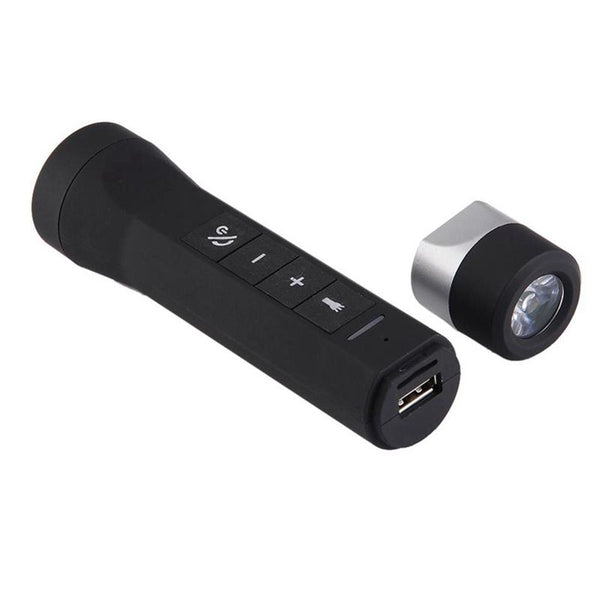 Bluetooth Multifunction Flashlight Speaker Music Torch Bike Cycling Portable
