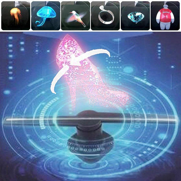 LED 3D Advertise Hologram Wifi Projector Fan Holographic Display Hologram Player
