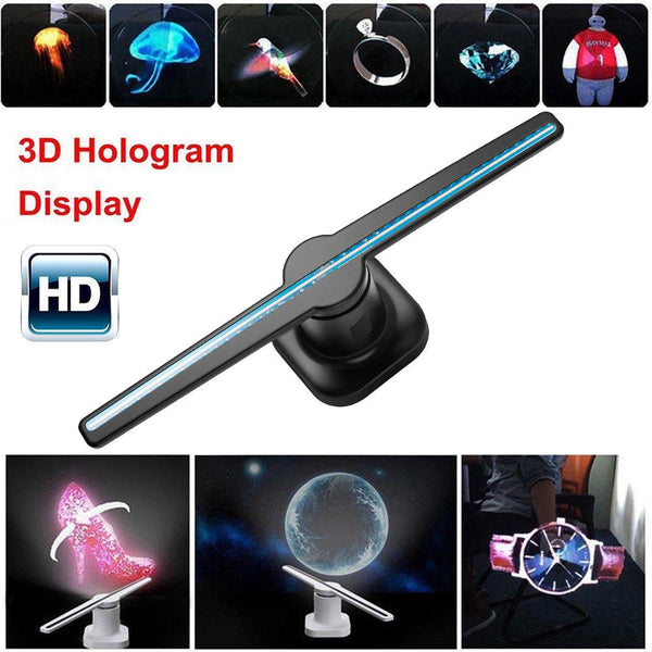 LED 3D Advertise Hologram Wifi Projector Fan Holographic Display Hologram Player