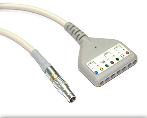 7 Leads Holter Recorder ECG Trunk Patient Cable for Brentwood BH 3000 Biomedical Instruments