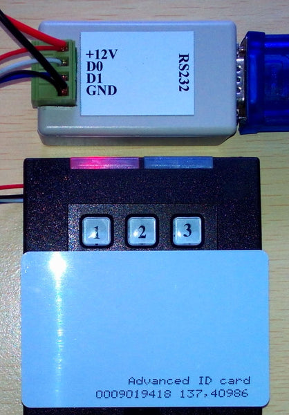 RS232 to WG Wiegand bidirectional transmission Security Converter For Door Access Entry Control System