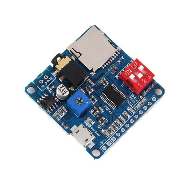 MP3 Audio Music Player Voice Playback Module Trigger UART Control SD TF Card