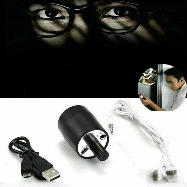Sensitive Ear Listen Through Wall Door Bug Voice Audio Surveillance Microphone