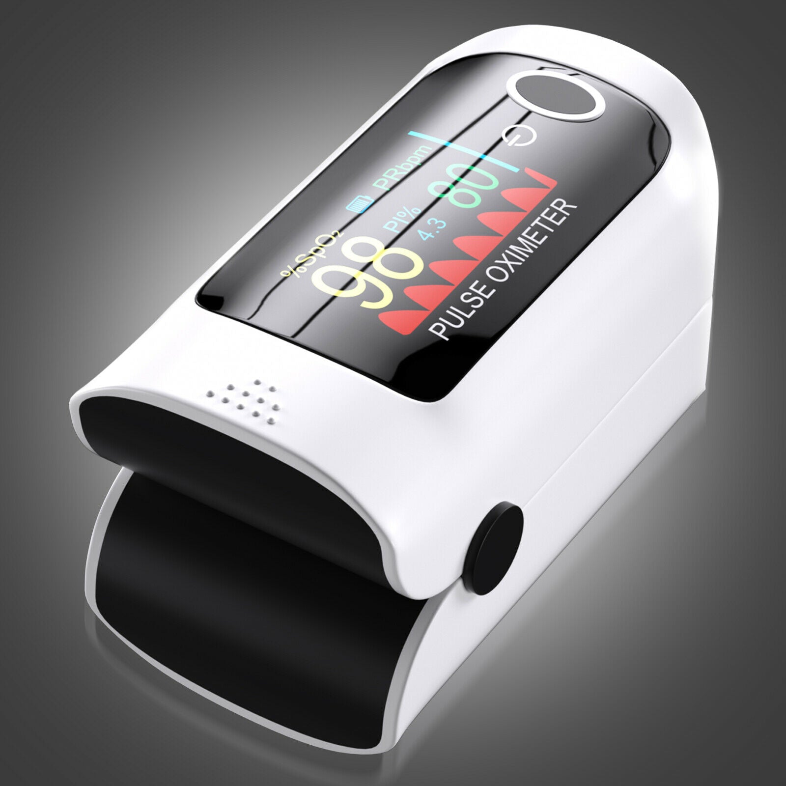 Finger Pulse Oximeter Blood Oxygen Saturation Measure Heart Rate SpO2 Monitor