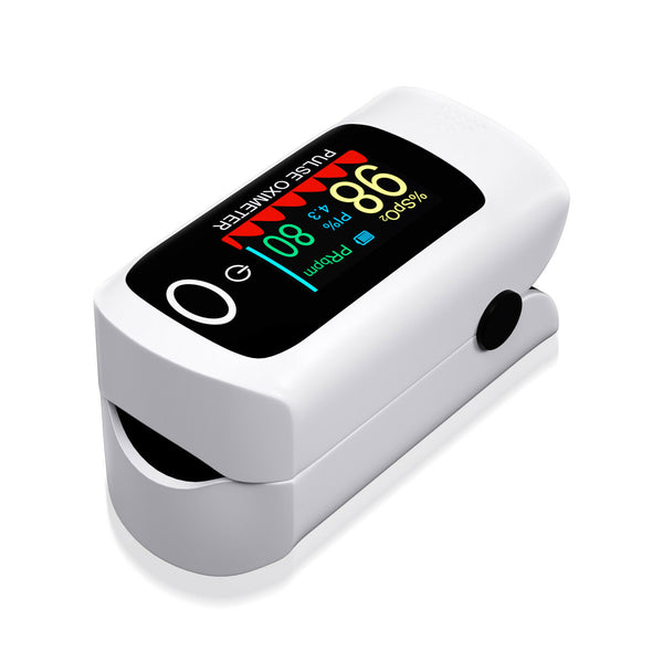 Finger Pulse Oximeter Blood Oxygen Saturation Measure Heart Rate SpO2 Monitor