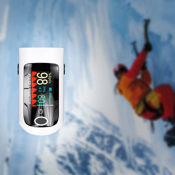 Finger Pulse Oximeter Blood Oxygen Saturation Measure Heart Rate SpO2 Monitor